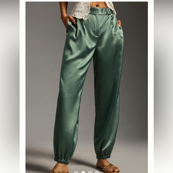 Maeve size 6 green parachute pants in excellent worn condition! - Picture 3 of 10